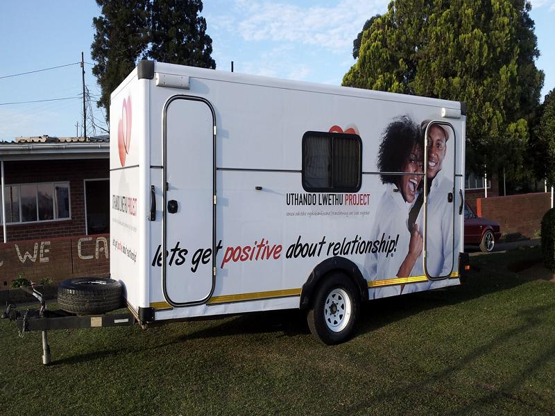 Uthando Lwethu Caravan. Photograph credit Lynae Darbes
